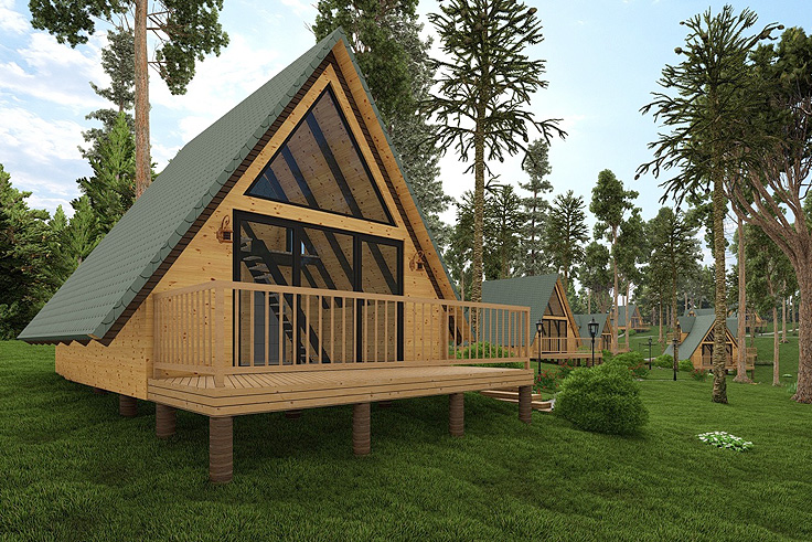 Sakarya Büyükşehir doğanın kalbine özgün mimarisiyle 10 yeni bungalov yapıyor