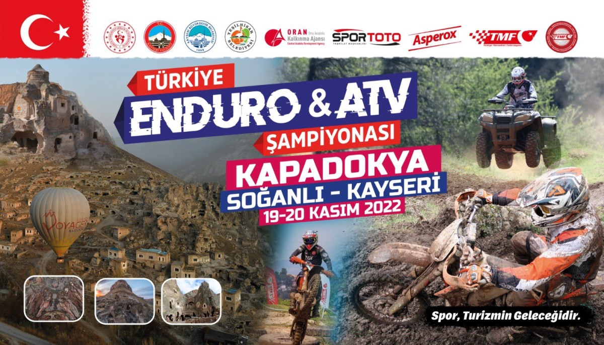 Kayseri Soğanlı Vadisi’nde Türkiye ENDURO ve ATV Şampiyonası Yapılacak