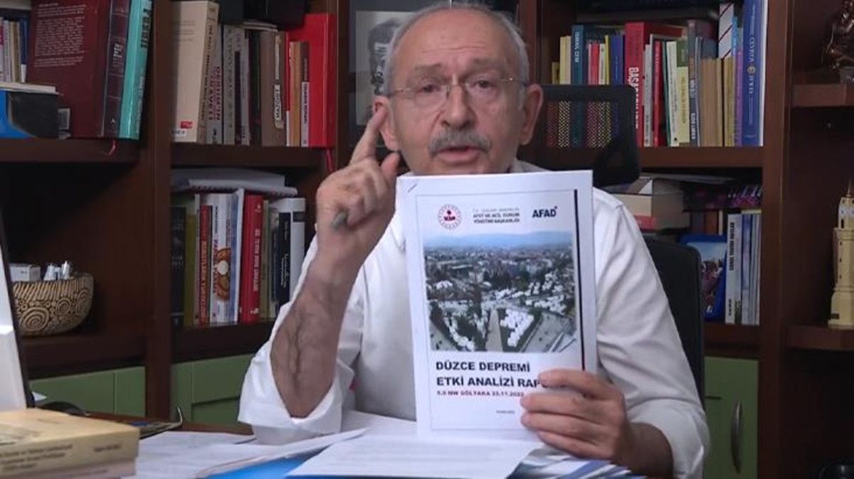  Yeni bir video paylaşan Kılıçdaroğlu, AFAD raporunu göstererek vatandaşlara seslendi: Şimdi ben nasıl susayım?