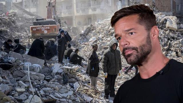 Dünyaca ünlü şarkıcı Ricky Martin, deprem mağdurları için destek istedi