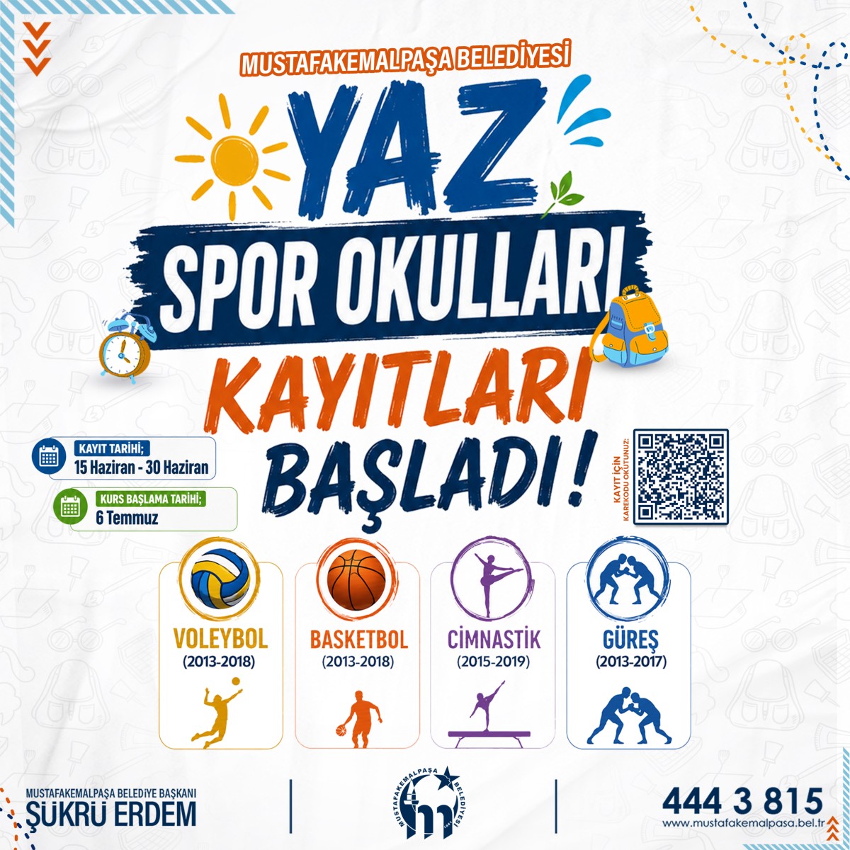 Mustafakemalpaşa’da Spor Ateşi Yanıyor: Yaz Spor Okulları İçin Tarih Verildi!