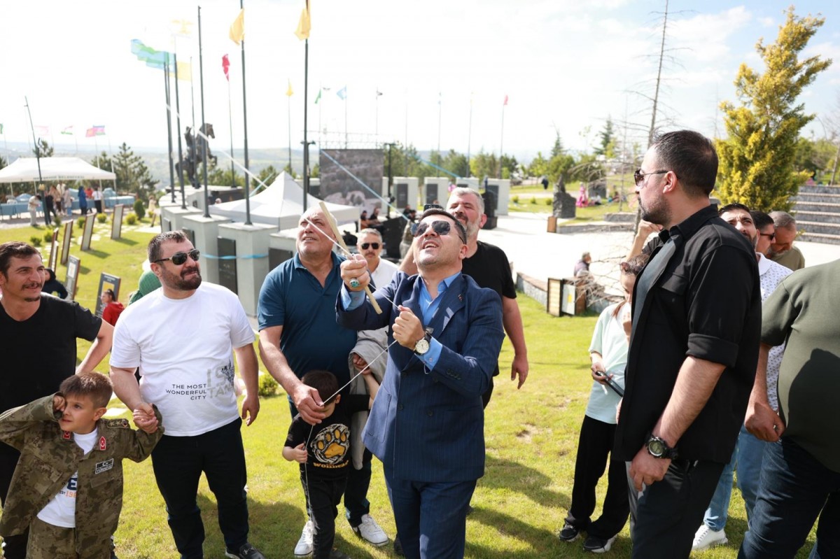 NEVŞEHİR'DE RENKLİ GÖRÜNTÜLER: KAHVECİ DAĞI'NDA GÖSEL ŞÖLEN