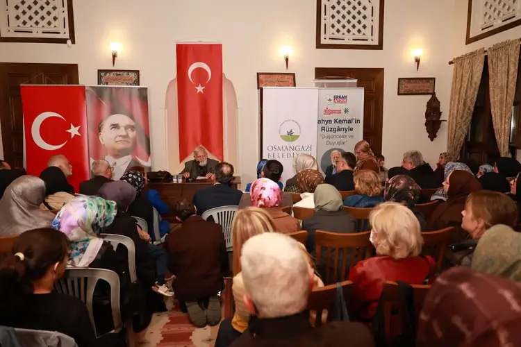 Osmangazi'de Sadettin Ökten’den Yahya Kemal’in fikir dünyasına yolculuk