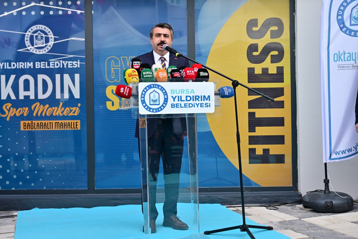 YILDIRIM'DA SAĞLIKLI YAŞAM HAMLESİ: BAĞLARALTI KADIN SPOR MERKEZİ TÖRENLE AÇILDI